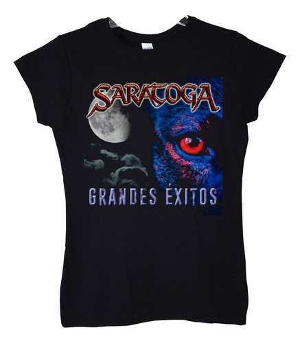 Polera Mujer Saratoga Grandes Exitos Metal Abominatron