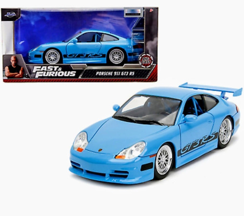 Brian's Porsche 911 Gt3 Rs Azul Rapido Y Furioso 1:24 Jada