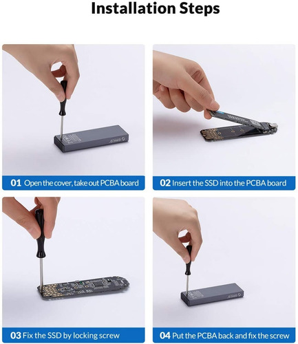 Cofre Ssd M.2 Pcie Nvme 10gbps Aluminio Usb-3 Y Usb-c Orico