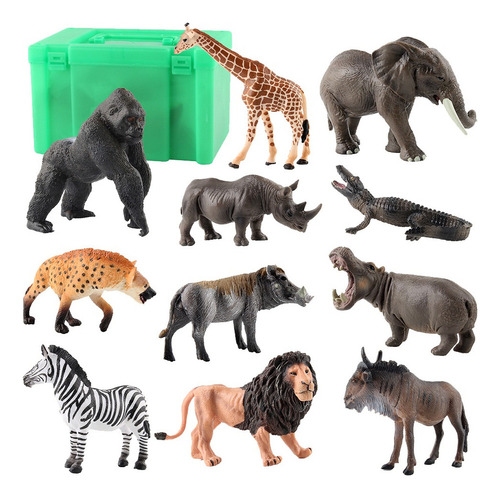 Estatuilla De Animales Salvajes Juguete Adorable Jirafa