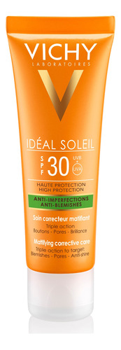 Protector solar Vichy Idéal Soleil FPS 30 Anti Imperfecciones en pomo de 50 mL