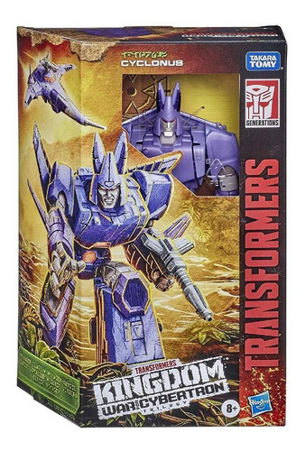 Figura Transformers Kingdom War For Cybertron Cyclonus F0692
