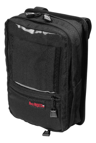 Moto Bolsillo Bolsa Utilitaria Alta T-bar (negro)