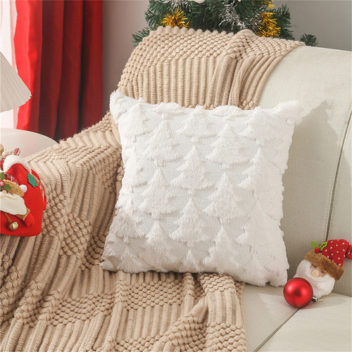 Funda De Almohada Decorativa De Felpa Suave Para Decoración