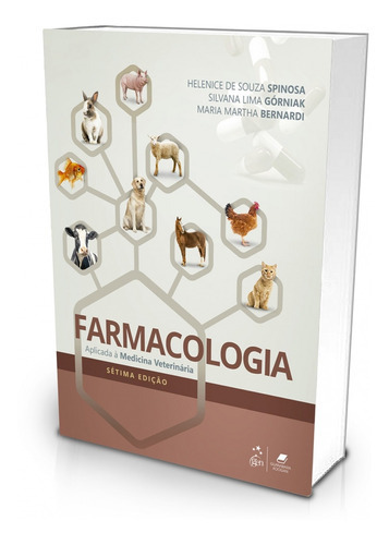 Livro Farmacologia Aplicada À Medicina Veterinária, 7ª Edição 2023
