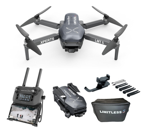 Dron 4k Uhd Con 5 Cámaras Y Gps Autonomía Y Alcance Máximo