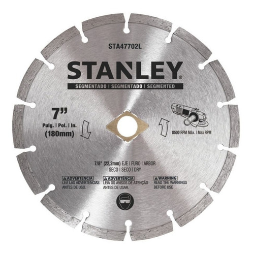 Disco Segmentado 180mm 7'' Sta47702l Stanley
