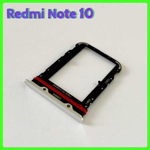 Bandeja/charola Porta Sim Xiaomi Redmi Note 10 Blanco