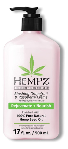 Hempz Body Lotion Crema Toronja Frambuesa Daily Moisturizing