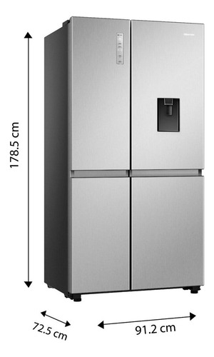 Refrigerador Hisense 22' Side By Side Multi-air Flow