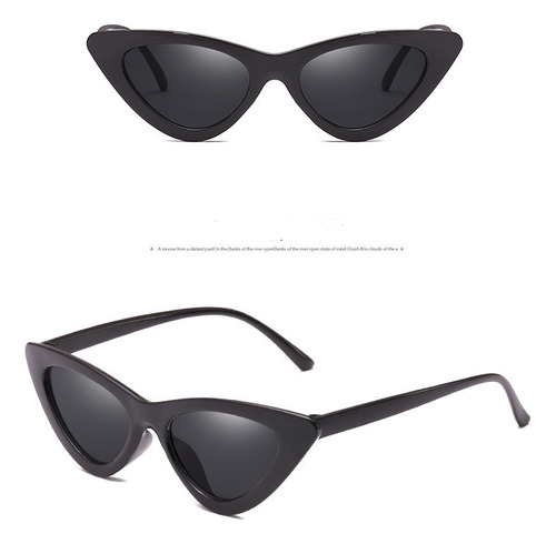 Gafas De Sol Triangulares Modernas Con Forma De Ojo De Gato,