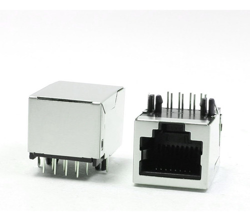 Uxcell Computer Lan 8p8c Rj45 Pcb Jacks Conectores Hembra...