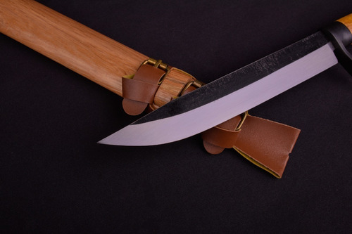 Imagen 8 de 10 de Cuchillo Katana Tanto Japonés Inoshishi Militar Full Tang