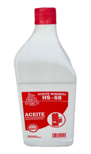 Aceite Mineral Compresores De Refrigeracion. Hs-68