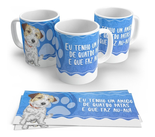 Caneca Personalizada De Pet - Artes 016 A 020