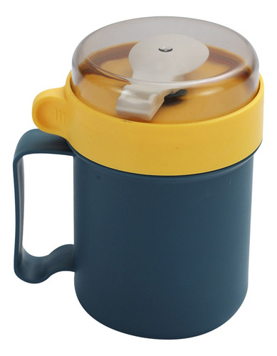 Taza De Leche Para Desayuno Para Estudiantes Con Tapa, Cucha