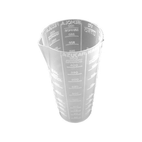 Vaso Medidor Plastico 500 Cc Con Relieve Flexible