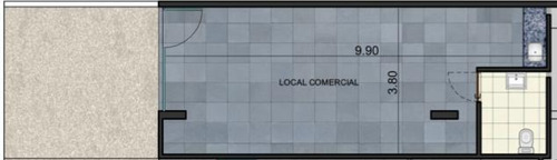 Imagen 4 de 4 de Departamento - Pocitos - Local Comercial - Al Frente - Terraza - Patio -
