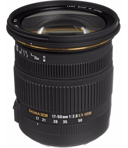 Imagem 1 de 6 de Lente Sigma 17-50mm F/2.8 Ex Dc Os Hsm Zoom Para Canon Dslrs