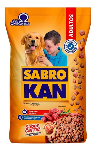 Alimento Para Perros Sabrokan Sabor Carne 25 Kg