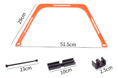 Aros De Agilidad En Forma De Hexágono Para Mejorar Naranja