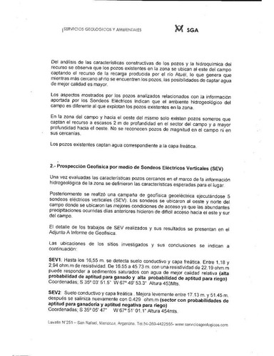 Campo Con Infraestructura -gral.alvear- Mendoza