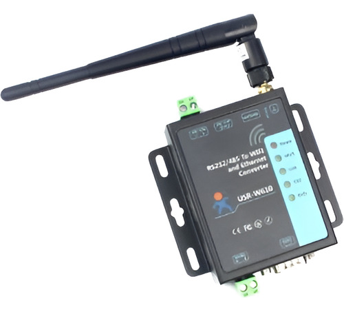 Conversor Serial Rs232 Rs485 Para Ethernet Tcp/ip Wi-fi
