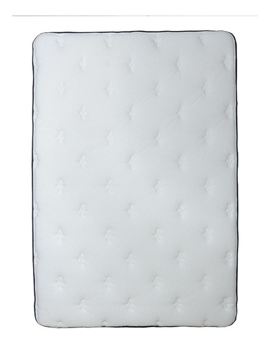 Colchón Individual Dormimundo Vizco Air Medio 39 Cm Color Blanco