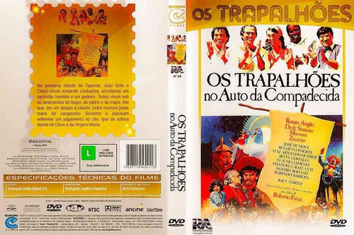 Dvd Os Trapalhões No Auto Da Compadecida - 1987