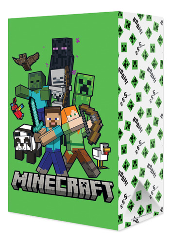 Bolsita Para Dulces De Papel Bond Fiesta 60 Pzs Minecraft