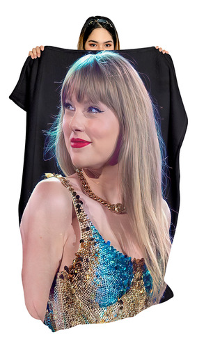 Frazada Taylor Swift Cobija Taylor Manta Polar 150 X 200 Amarillo