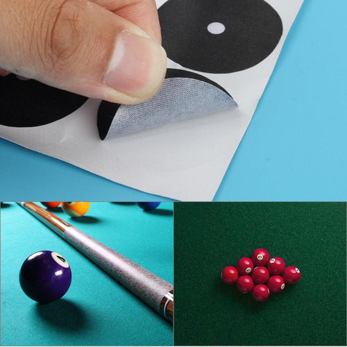 Pegatina Para Bola De Billar, Punto De Mesa, Localizador Bla