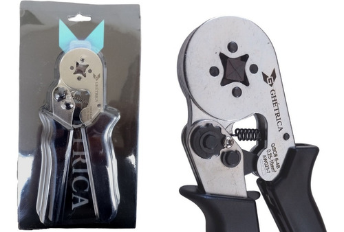Alicate Catraca Crimpar Terminais Ilhos Tubolar 0,25 A 10mm²