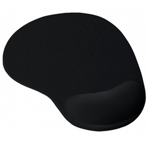 Mouse Pad Gel Apoya Muñeca 23,5 X 21cm Resistente NETMAK NM-PGEL Color Negro