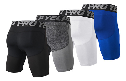 Pantalones Cortos De Compresión Para Hombre Running Quick Me