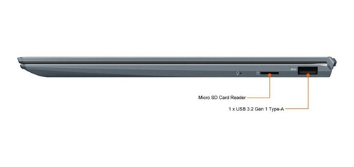 Imagen 6 de 10 de Ultrabook Asus Zenbook Ryzen 7 5700u 8gb Ssd512 13,3 1,2kg