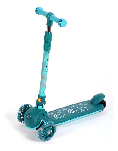 Patinete Para Niños, Rueda Con Freno, Manillar De Altura Aju