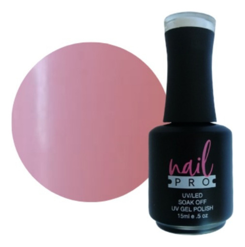 Gel Polish Color Rosa Claro Pastel X006 Nail Pro Permanente