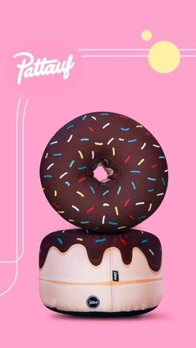 Puff Con Diseño Rosquilla Los Originales Simpsons Donas