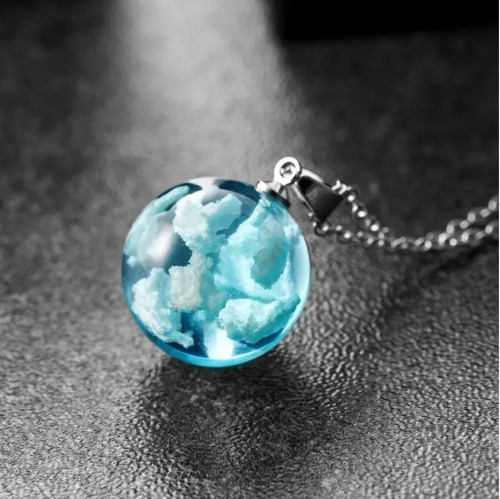 Imagen 5 de 10 de Colgante Te Cielo Collar Mujer Hombre Cadena Con Dije Acero