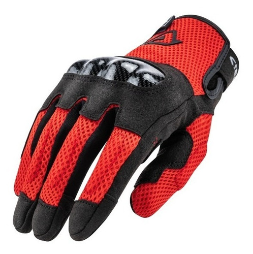 Guantes Moto Acerbis Ramsey My Vented Rojo