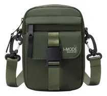 Comprar Morral Bandolera Mini Bag Urban Unisex Calidad Premium Verde Musgo Lisa Níquel Verde Musgo