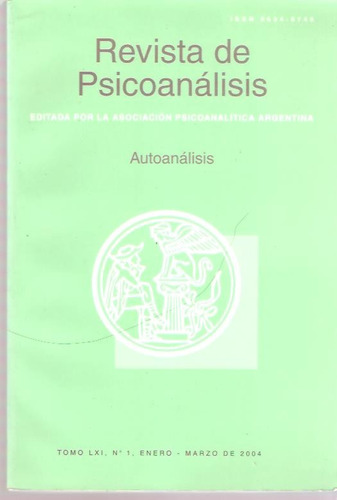 Revista De Psicoanalisis Autoanalisis