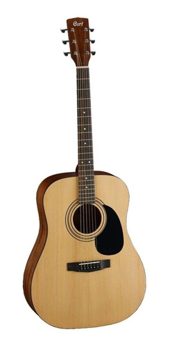 Imagen 1 de 2 de Guitarra acústica Cort Standard AD810 para diestros natural satin