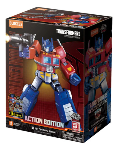 Transformadores G1 Optimus Prime Action Ed - Kit de modelos - Blokees