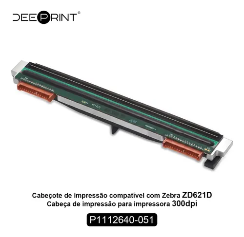 Cabeça De Impressão Térmica Para Zebra Zd621d 300dpi