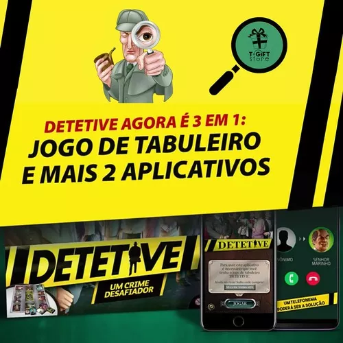 Jogo De Tabuleiro Detetive Original Estrela Com Aplicativo