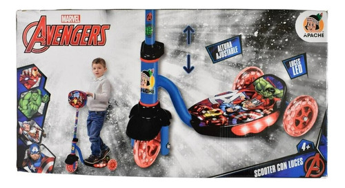 Patines Diablo Apache F-sav-wm Azul Avengers 3 Ruedas Azul Avengers