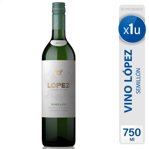 Vino Blanco Lopez Semillon Mendoza - Mejor Precio