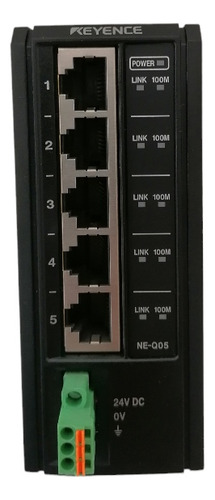Ne-q05 Keyence Ethernet Switch 5 Ports 24vcd